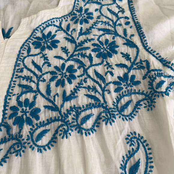 Beautiful Boho Embroidered dress made in India - Picture 2 of 6